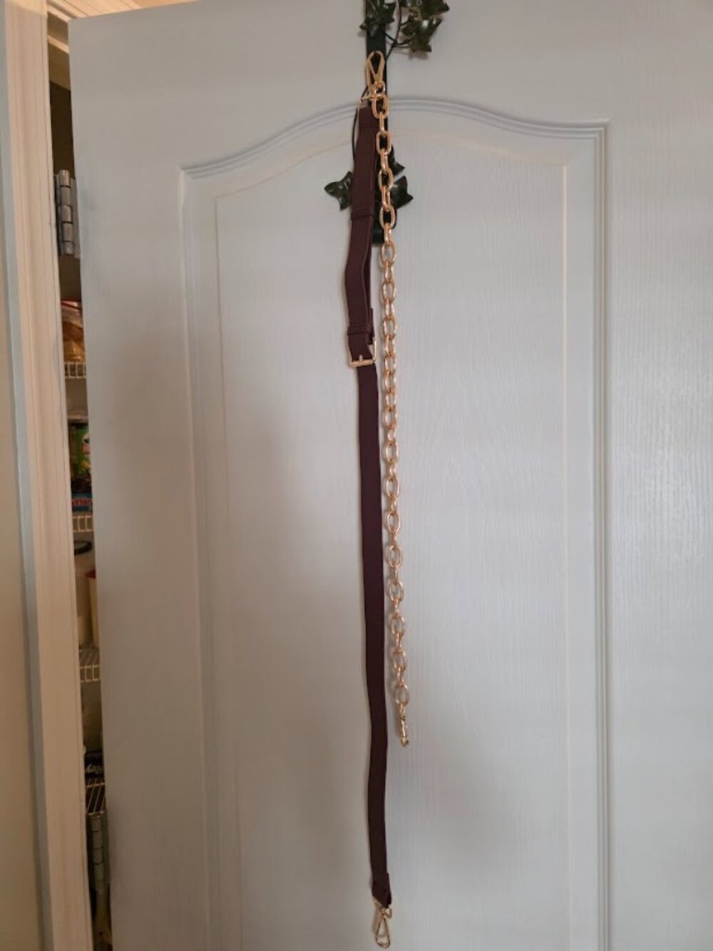 Sutton Sling Burgundy Purse by Pom Pom of London - Picture 6 of 8
